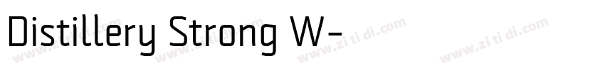 Distillery Strong W字体转换